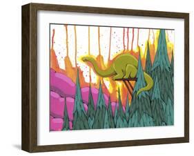 Overseeing The Range-Ric Stultz-Framed Giclee Print