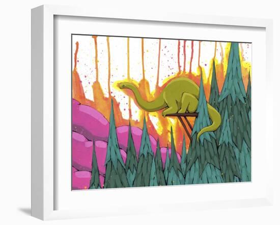 Overseeing The Range-Ric Stultz-Framed Giclee Print