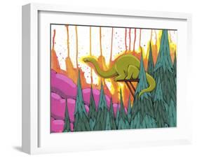 Overseeing The Range-Ric Stultz-Framed Giclee Print