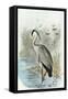 Oversize Common Heron-null-Framed Stretched Canvas