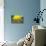 Oversized Lemon on Railroad Car - California State-Lantern Press-Stretched Canvas displayed on a wall