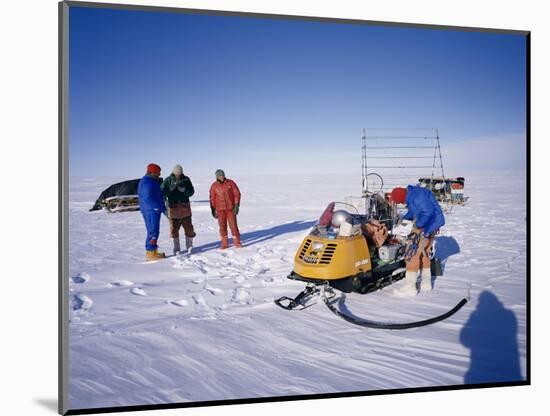 Oversnow Geophysical Team of the British Antarctic Survey, Antarctica, Polar Regions-Geoff Renner-Mounted Photographic Print