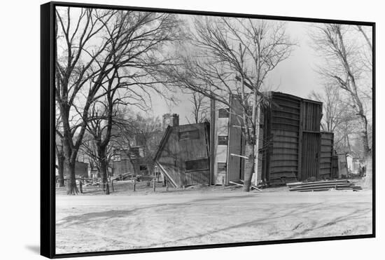 Overturned Houses-Russell Lee-Framed Stretched Canvas