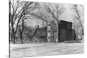 Overturned Houses-Russell Lee-Stretched Canvas