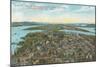 Overview of 1909 Exposition, Seattle, Washington-null-Mounted Art Print