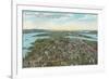 Overview of 1909 Exposition, Seattle, Washington-null-Framed Premium Giclee Print