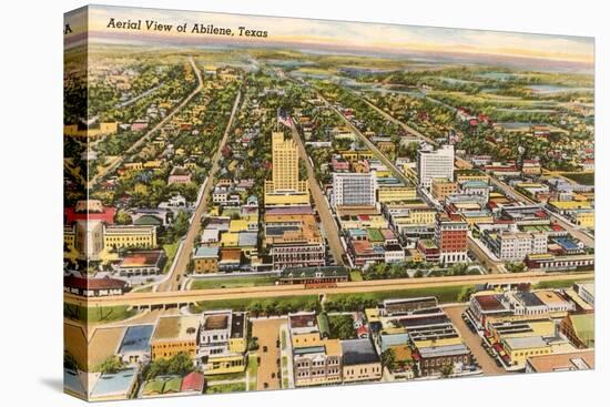 Overview of Abilene, Texas-null-Stretched Canvas