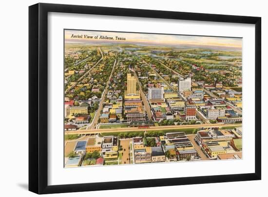 Overview of Abilene, Texas-null-Framed Art Print