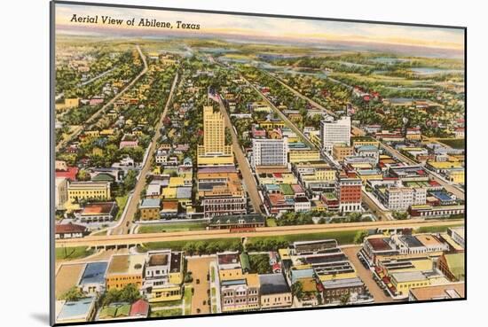 Overview of Abilene, Texas-null-Mounted Art Print