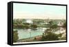 Overview of Ann Arbor, Michigan-null-Framed Stretched Canvas