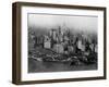 Overview of Battery Park and Lower Manhattan-null-Framed Premium Photographic Print