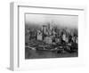 Overview of Battery Park and Lower Manhattan-null-Framed Photographic Print