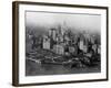 Overview of Battery Park and Lower Manhattan-null-Framed Photographic Print