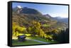 Overview of Berchtesgaden, Bavaria, Germany, Europe-Miles Ertman-Framed Stretched Canvas