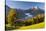 Overview of Berchtesgaden in Autumn with the Watzmann Mountain in the Background-Miles Ertman-Stretched Canvas