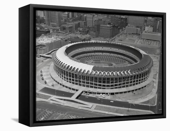 Overview of Busch Stadium-null-Framed Stretched Canvas