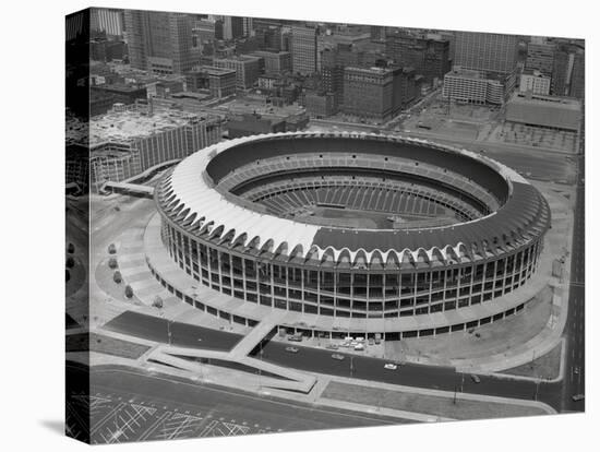 Overview of Busch Stadium-null-Stretched Canvas