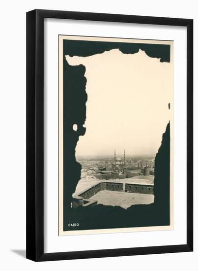 Overview of Cairo-null-Framed Art Print