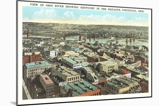 Overview of Cincinnati-null-Mounted Art Print