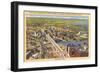 Overview of Cleveland-null-Framed Art Print