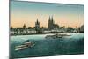 Overview of Cologne on the Rhine, Germany-null-Mounted Art Print