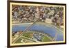 Overview of Columbus-null-Framed Art Print