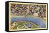 Overview of Columbus-null-Framed Stretched Canvas