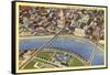 Overview of Columbus-null-Framed Stretched Canvas