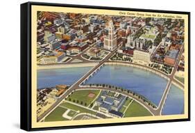 Overview of Columbus-null-Framed Stretched Canvas