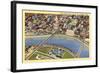 Overview of Columbus-null-Framed Art Print