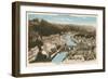Overview of Dinan, Brittany-null-Framed Art Print