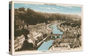 Overview of Dinan, Brittany-null-Stretched Canvas