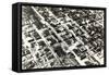 Overview of Downtown Billings-null-Framed Stretched Canvas