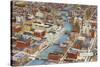 Overview of Downtown Milwaukee, Wisconsin-null-Stretched Canvas