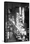 Overview of Downtown Nightlife in Tokyo-null-Framed Stretched Canvas