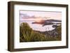 Overview of English Harbour from Shirley Heights at sunset, Antigua, Antigua and Barbuda-Roberto Moiola-Framed Photographic Print