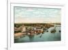 Overview of Harbor, Green Bay, Wisconsin-null-Framed Premium Giclee Print