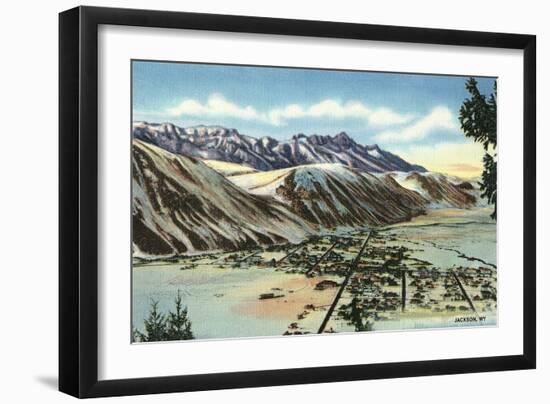 Overview of Jackson-null-Framed Art Print