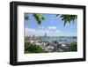 Overview of Kaohsiung Harbour and the Love River Urban Canal, Kaohsiung City, Taiwan, Asia-Nick Upton-Framed Photographic Print