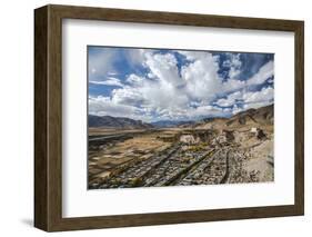 Overview of Kumbum in Gyantse, Tibet, China, Asia-Thomas L-Framed Photographic Print