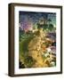 Overview of La Pantiero, Cannes, France-Walter Bibikow-Framed Photographic Print