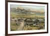 Overview of Livingston-null-Framed Art Print