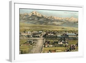 Overview of Livingston-null-Framed Art Print