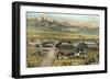 Overview of Livingston-null-Framed Art Print