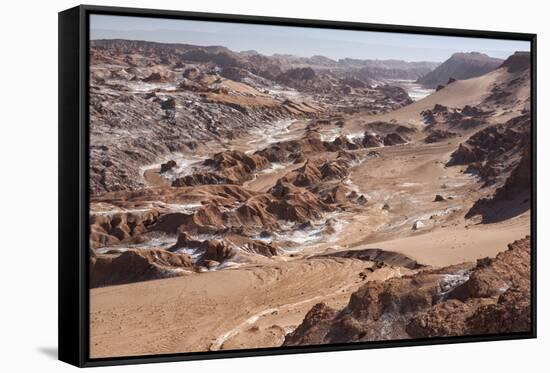 Overview of Moon Valley, Atacama Desert, San Pedro, Chile, South America-Kimberly Walker-Framed Stretched Canvas