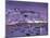 Overview of Mykonos Town harbor, Mykonos, Cyclades Islands, Greece-Walter Bibikow-Mounted Premium Photographic Print