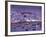 Overview of Mykonos Town harbor, Mykonos, Cyclades Islands, Greece-Walter Bibikow-Framed Photographic Print