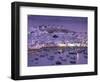 Overview of Mykonos Town harbor, Mykonos, Cyclades Islands, Greece-Walter Bibikow-Framed Photographic Print