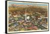 Overview of New York World's Fair, 1939-null-Framed Stretched Canvas