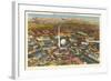 Overview of New York World's Fair, 1939-null-Framed Art Print